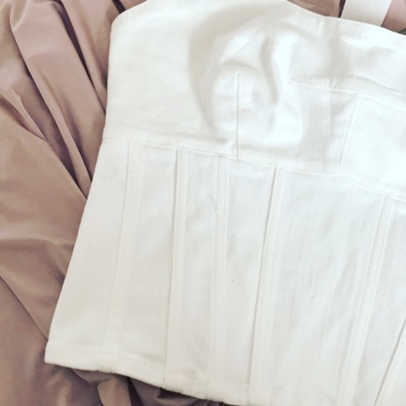 Anthropologie Maeve Corset Top w Bow - Picture 3 of 4